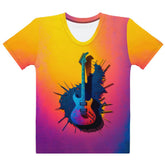 Vintage Vinyl Groove Women's All-Over Print Crew Neck Tee - Beyond T-shirts